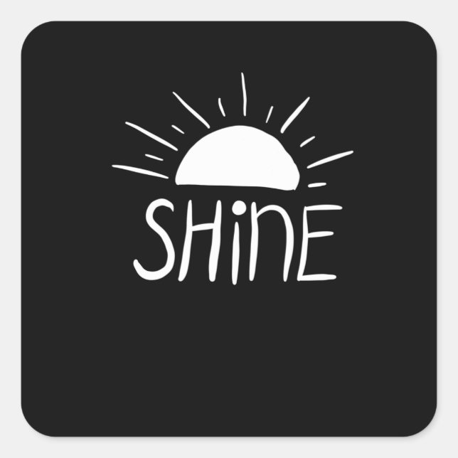 Shine Square Sticker (Front)