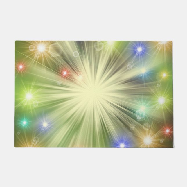 shine, star, sparkle, glow, glitter, light, effect doormat (Front)