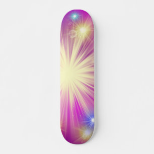 shine, star, sparkle, glow, glitter, light, effect skateboard