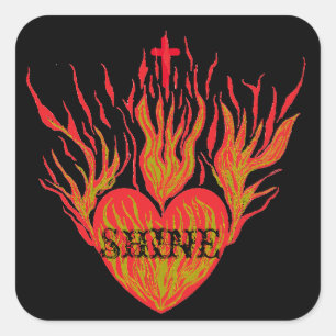 Shine The Light Square Sticker