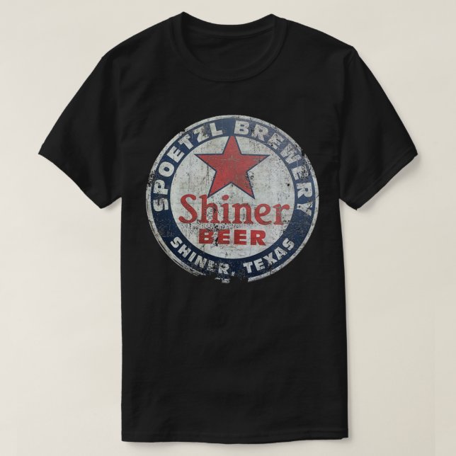 Shiner Beer  T-Shirt (Design Front)