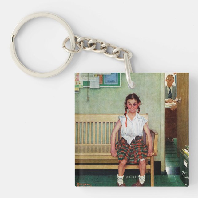 Shiner or Outside the Principal's Office Key Ring (Front)