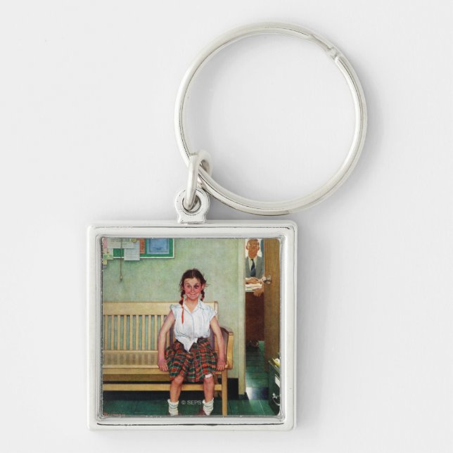 Shiner or Outside the Principal's Office Key Ring (Front)