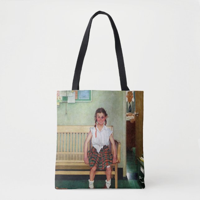 Shiner or Outside the Principal's Office Tote Bag (Front)