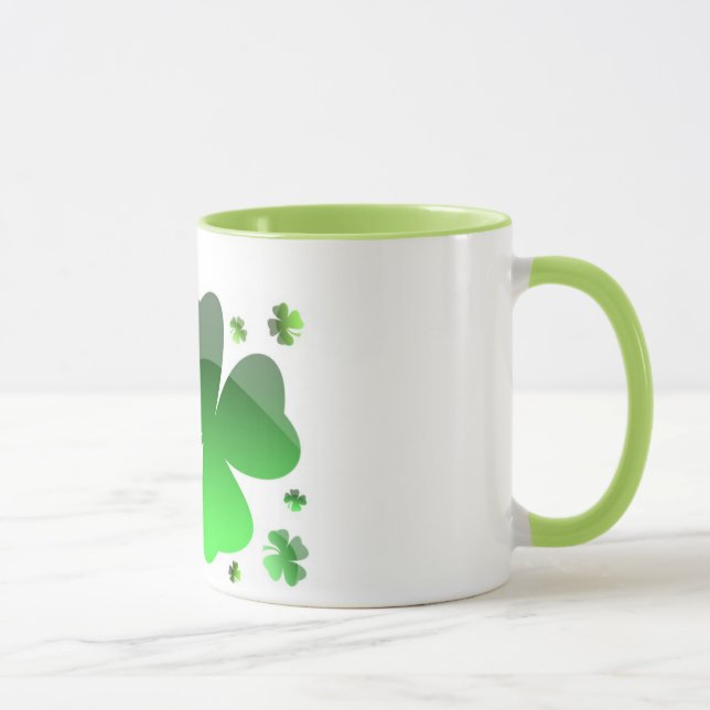 Shiney Shamrocks Mug (Right)