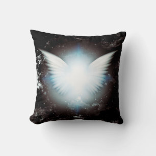 Shining angel wings cushion