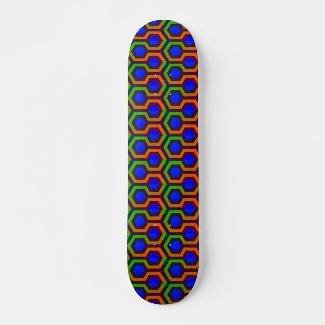 Shining Blue Skateboard (Front)