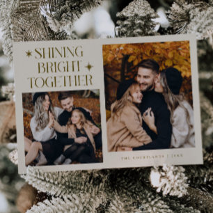 Shining Bright Stars Cream Multi Photo Holiday