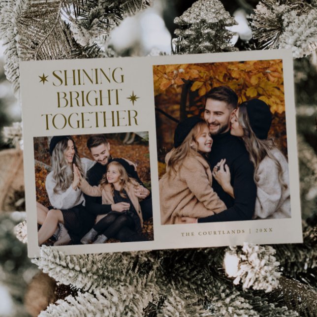 Shining Bright Stars Cream Multi Photo Holiday (Creator Uploaded)