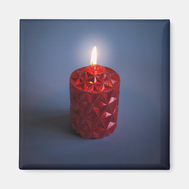 Shining candle magnet (Front)