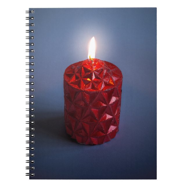 Shining candle notebook (Front)