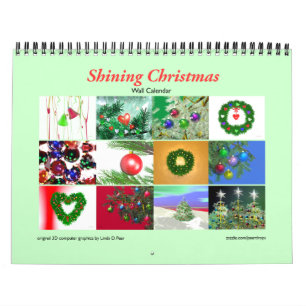Shining Christmas Wall Calendar
