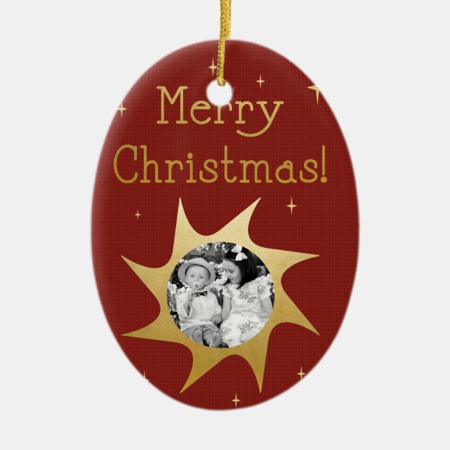 Shining Christmas Wishes - ornament (Front)