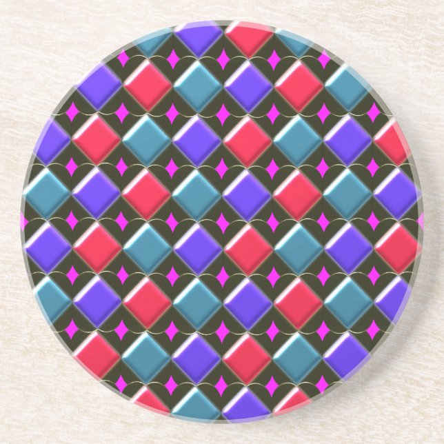 Shining Diamonds Create your own Coasters (Front)