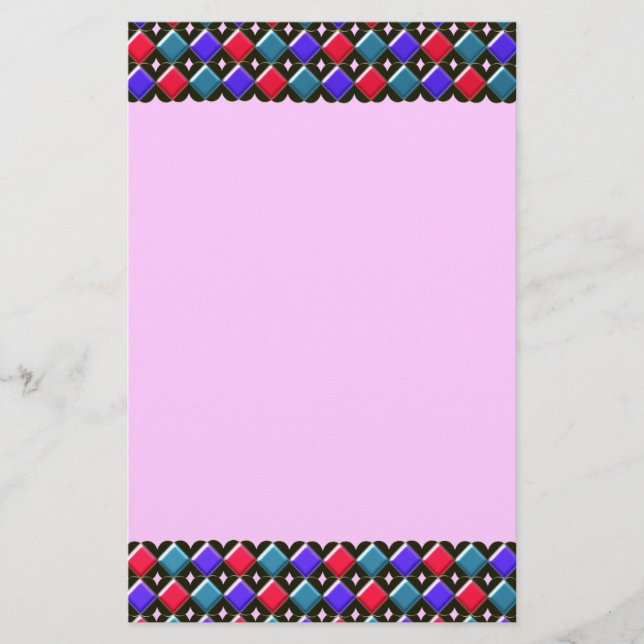 Shining Diamonds Customisable Stationery (Front)