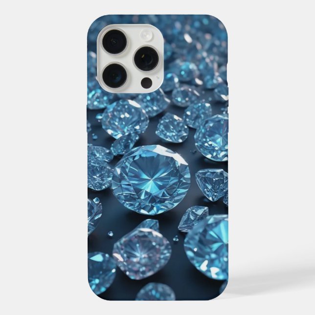 Shining Diamonds iphone 15 pro max case (Back)