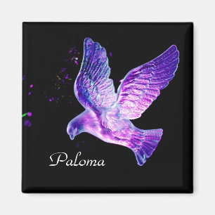 Shining dove personalised magnet