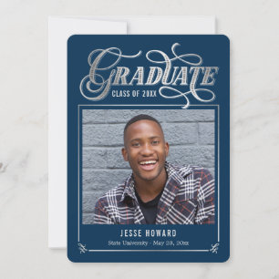 Shining Future Editable Colour Graduation Card