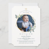 Shining Glory Photo Religious Invitation