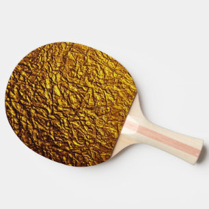 shining gold pattern textures ping pong paddle