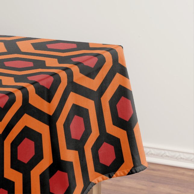Shining iconic hotel carpet pattern tablecloth (In Situ)