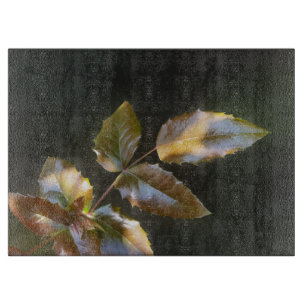 shining leaves cutting board