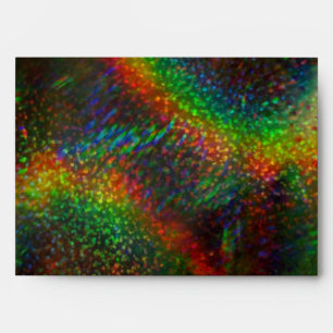 Shining Lights Holographic Glitter Rainbows Envelope