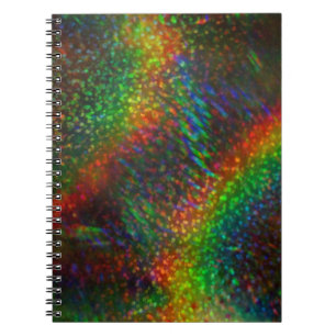 Shining Lights Holographic Glitter Rainbows Notebook
