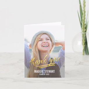 Shining Moment Graduation Thank You Card