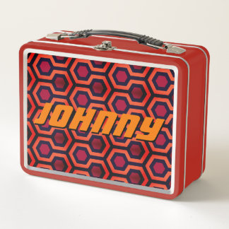 Shining Red Johnny Metal Lunch Box