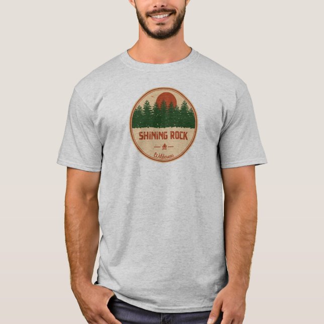 Shining Rock Wilderness North Carolina T-Shirt (Front)