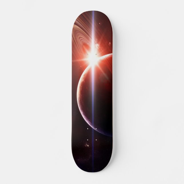 "Shining Saturn" Skateboard (Front)