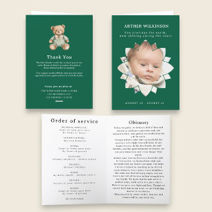 Shining Star Baby Funeral Memorial Card