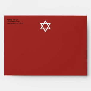 Shining Star Bar/Bat Mitzvah Red Envelope