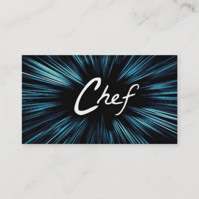 Shining Star Chef Business Card (Front)