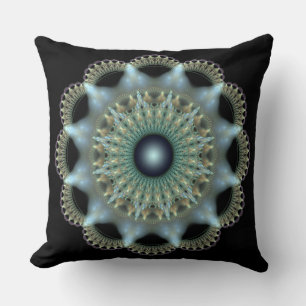 Shining star fractal ornament cushion