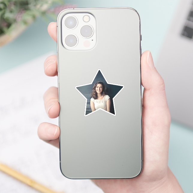Shining Star with Photo Custom Cut (Phone)