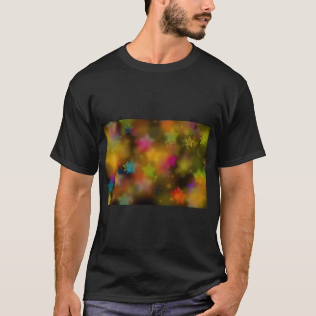 Shining Stars – Cosmic Night Sky Tee (Front)
