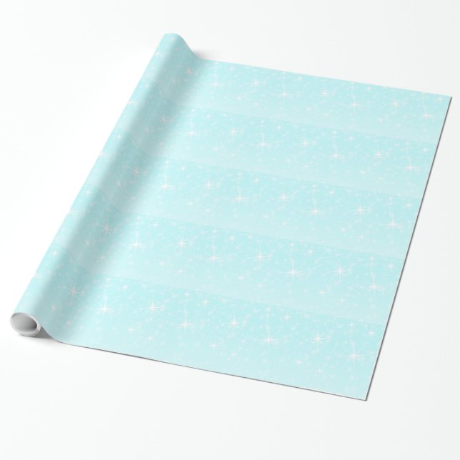 Shining stars wrapping paper. wrapping paper (Unrolled)