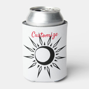 Shining Sun Crescent Moon Thunder_Cove Can Cooler