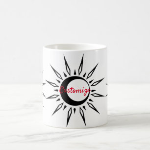 Shining Sun Crescent Moon Thunder_Cove Coffee Mug