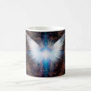 Shining wings and aura coffee mug