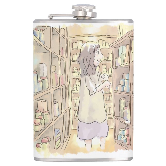 Shinji Sasai Hip Flask (Front)