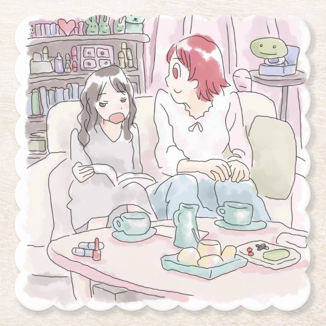 Shinjiji Sammu Paper Coaster (Front)