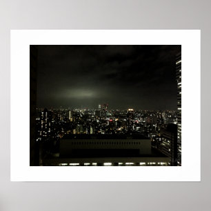 "Shinjiku, Tokyo, Japan by Night." - Poster