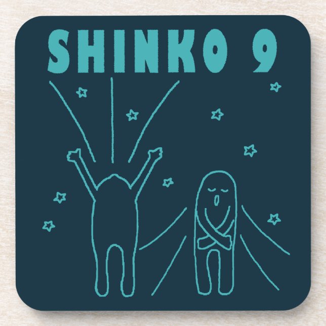 "Shinko 9" Deep Breathing Coaster (Front)