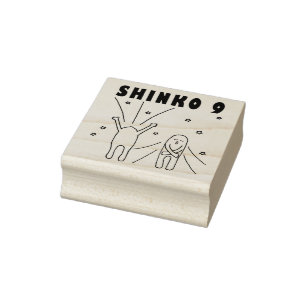 "Shinko 9" Deep Breathing Rubber Stamp