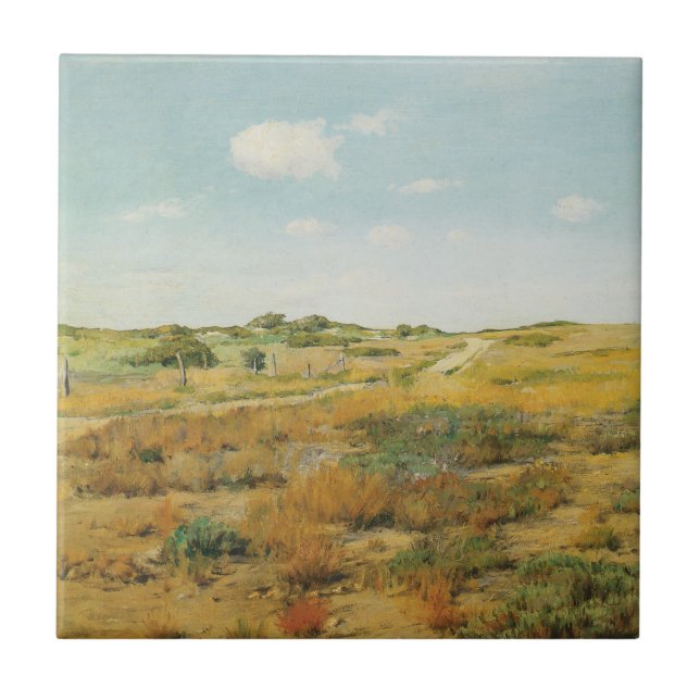 Shinnecock Hills by William Merritt Chase Ceramic Tile (Front)