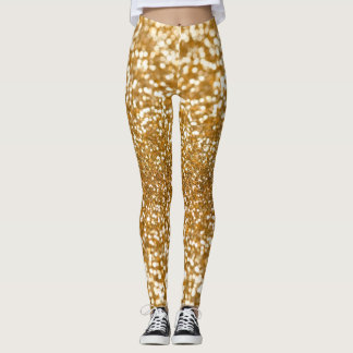 shinning gold women leggings