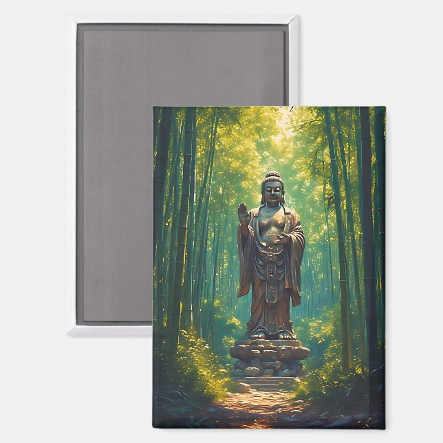Shinrin no Hotoke (Buddha of the Forest) Magnet (Front/Back)